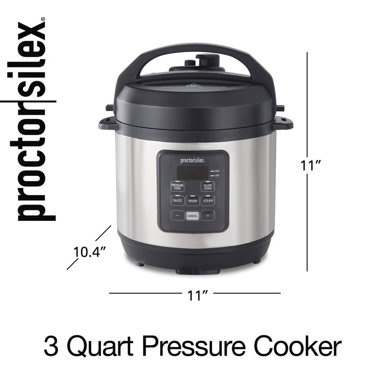 Proctor Silex 3 Quart Simplicity Pressure Cooker Wayfair